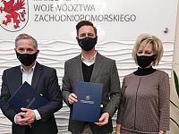 Umowa dofinansowania podpisana została na Zamku Książąt Pomorskich w Szczecinie.