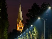 Modernizacja oświetlenia miejskiego w Szczecinku w kierunku jego energooszczędności, fot. Marcin Wilk