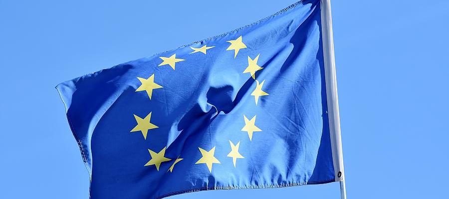 Na zdjęciu: Flaga Unii Europejskiej