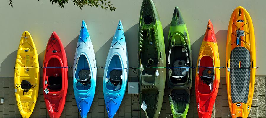 Północno-wschodnia część województwa stawia na kajaki