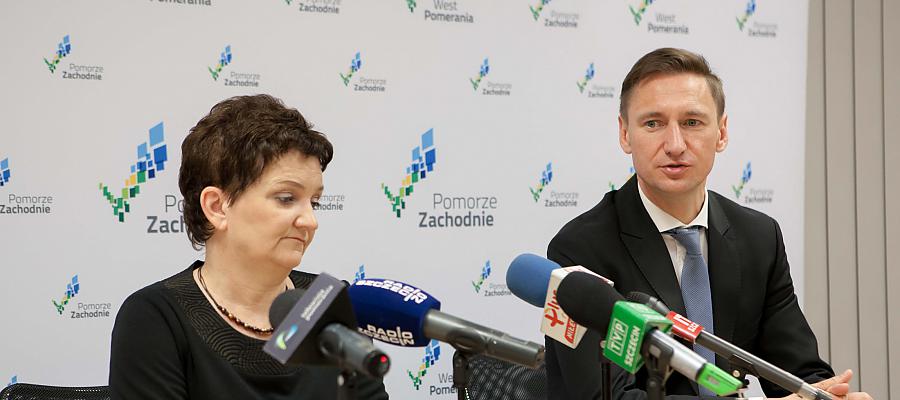  Wiceminister Iwona Wendel oraz Marszałek Województwa Olgierd Geblewicz